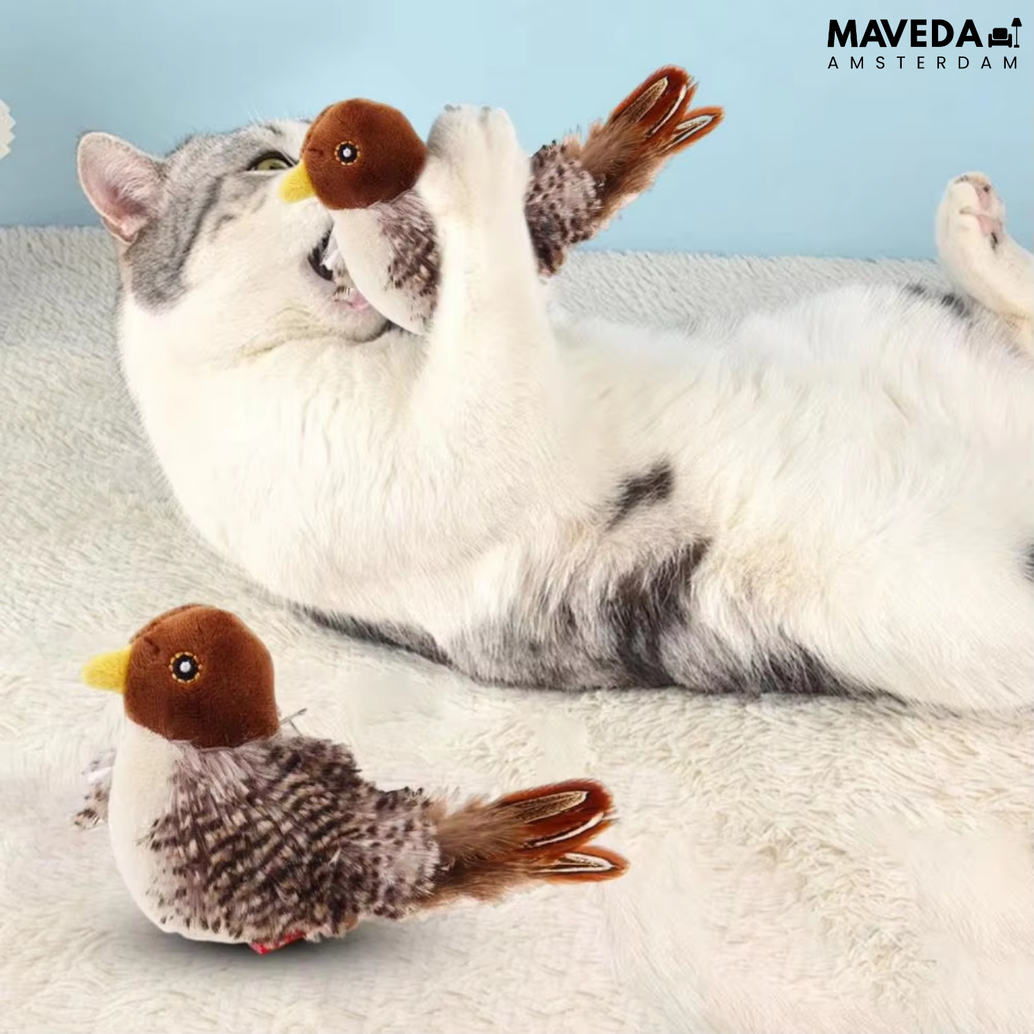 PurrTweet™ - Interactive Chirping Bird Toy for Cats