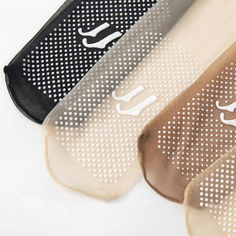 5+5 FREE CrystalSocks™ - Invisible, non-slip Crystal Silk socks
