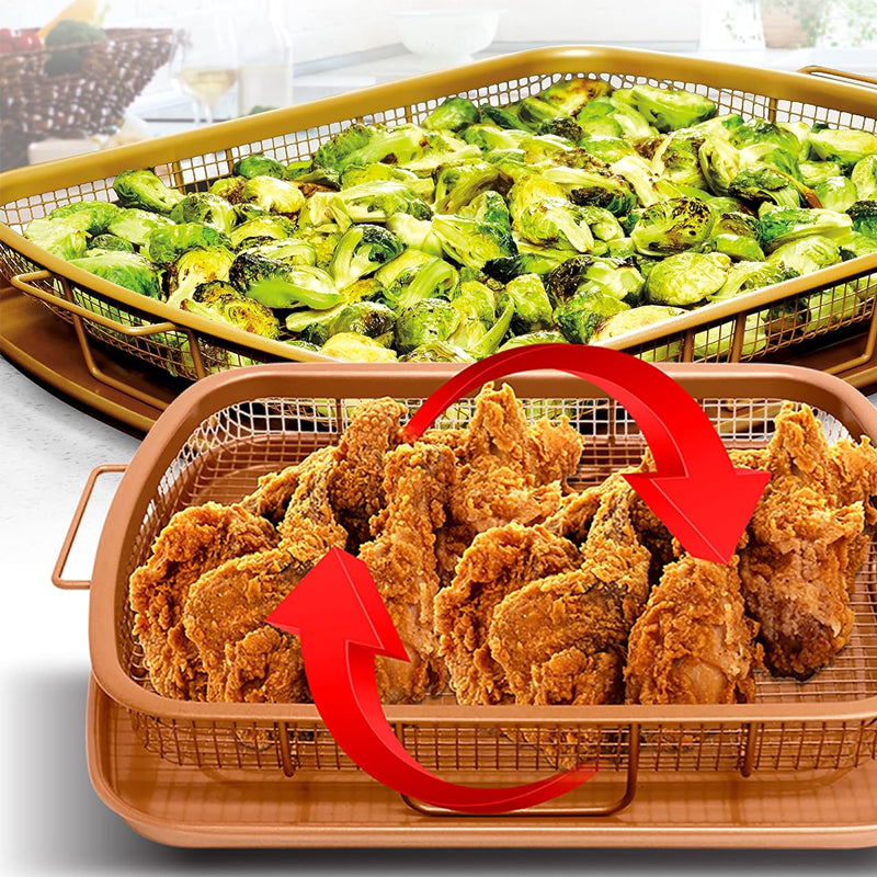 AirCrisp - Non-stick frying basket and drip tray