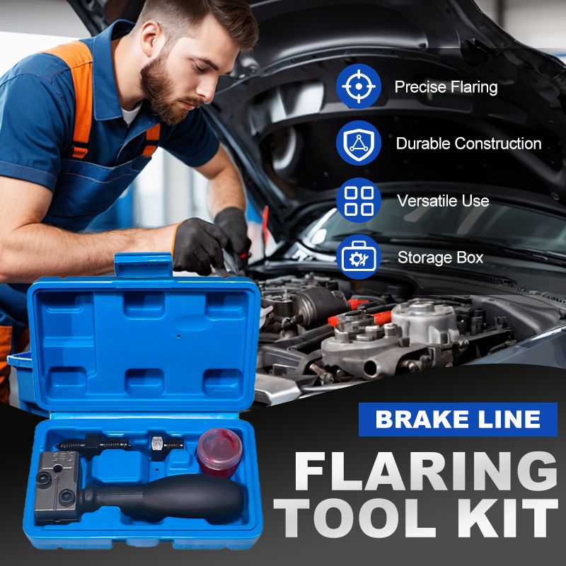 BrakeSure - Universal Car Brake Line Flare Tool Kit
