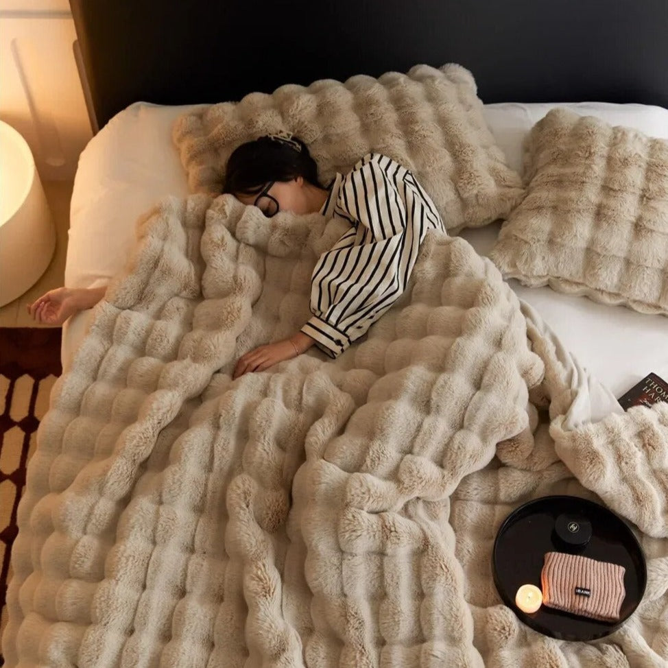 50% OFF | CozyDecke™ - Warm Plush Wool Blanket [Last Day Sale] 