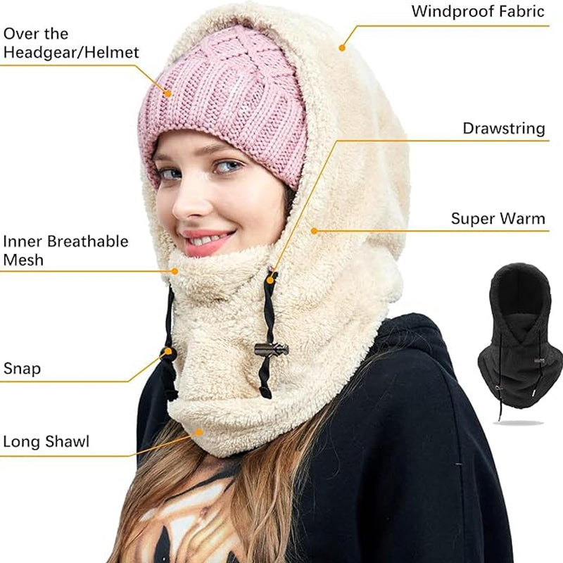 ColdCover - Ski mask with sherpa hood [Last day sale]