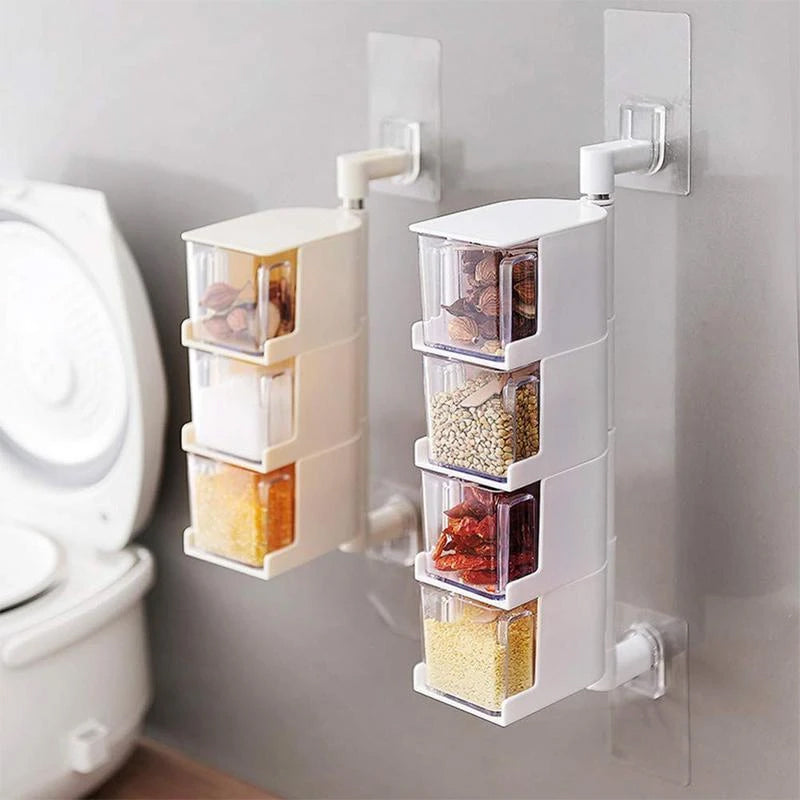 SpicesBox - 360° Rotating Multi-Tier Spice Rack [Last Day Sale]