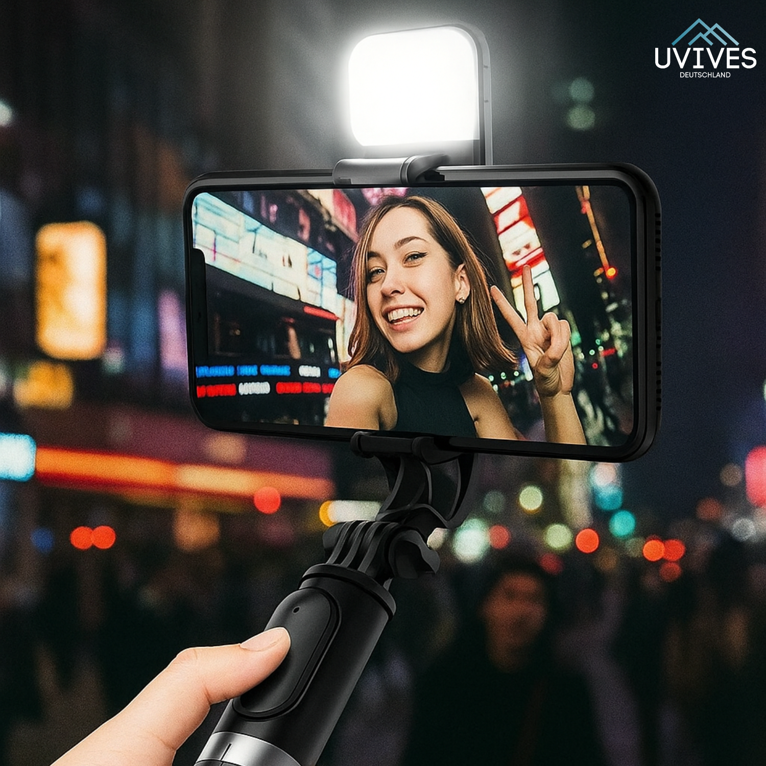 SnapPro - Your 6-in-1 Bluetooth selfie stick for perfect photos