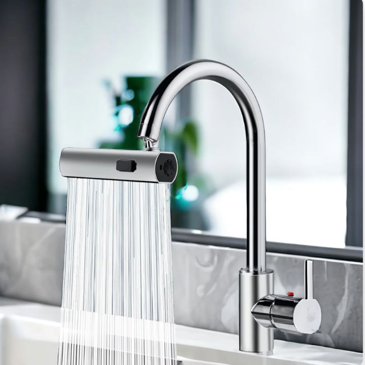AquaGlide™ - splash-free rinsing &amp; water-saving!
