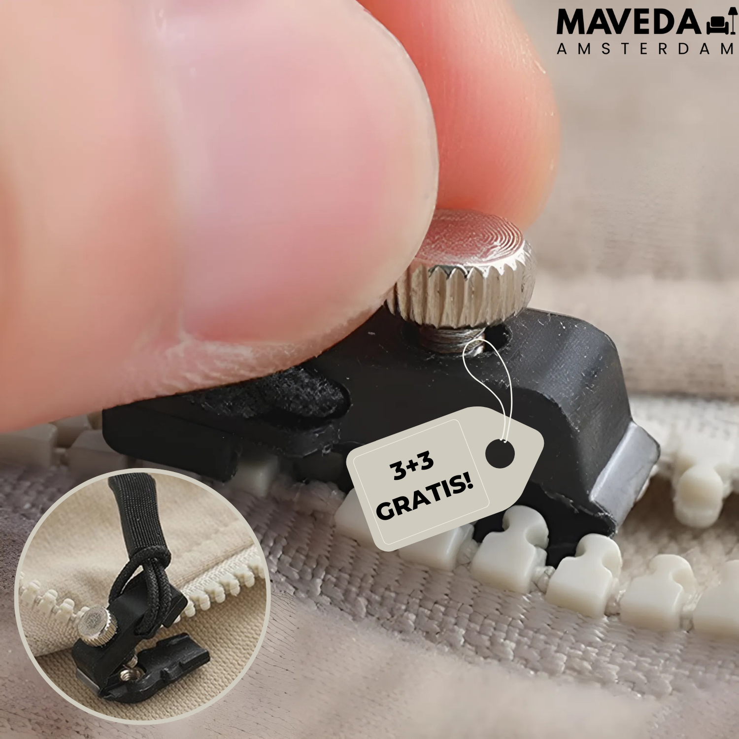 3+3 FREE | FixZip™ - Repairs every broken zip second