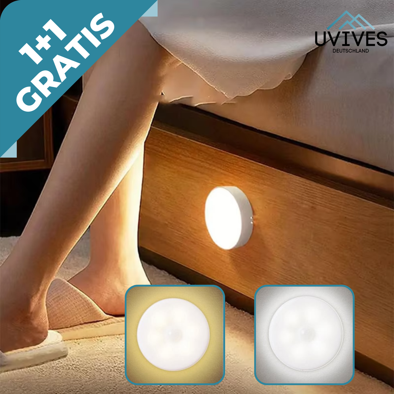 Buy 1+1 FREE | LumoSense - The smart night light with motion detection