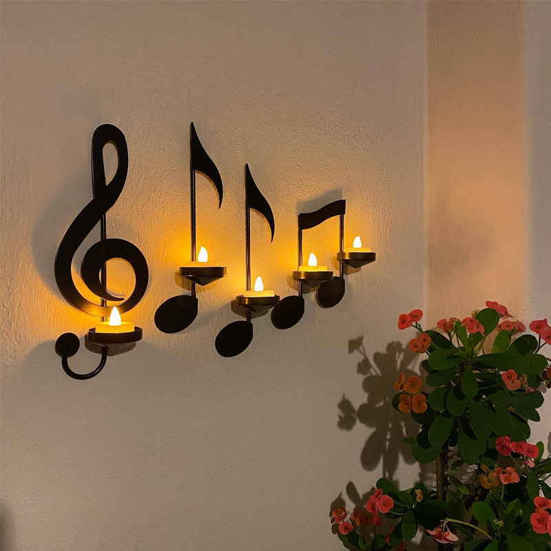 50% OFF | CandleSonata - Musical Note Candle Holder [Last Day Sale]