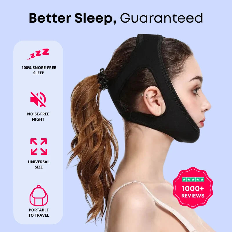 SilentFit - The comfortable chin strap for peaceful nights