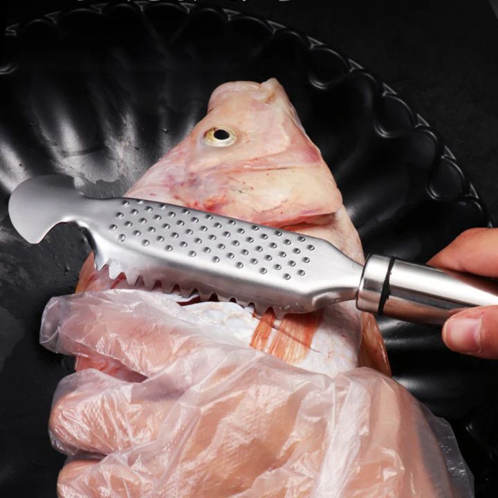 SilverScale - Stainless steel fish grater
