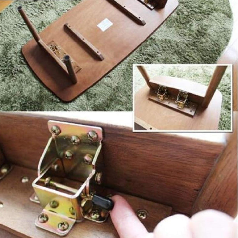 Buy 1+1 FREE | LockLeg - Lockable hinges for table legs [Last day sale]