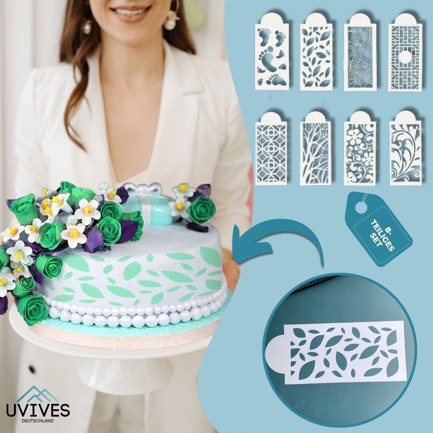 DecoLace™ - DIY Lace Cake Decorating Mold