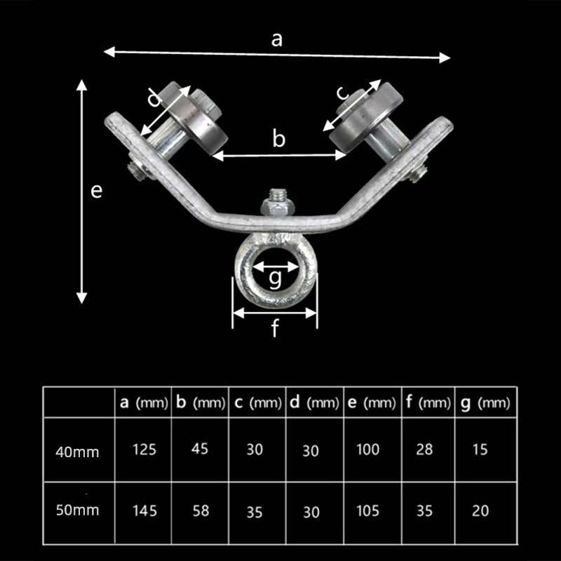 Buy 1+1 FREE | LiftPro - Angle Iron Rail Suspension Pulley [Last Day Sale] 