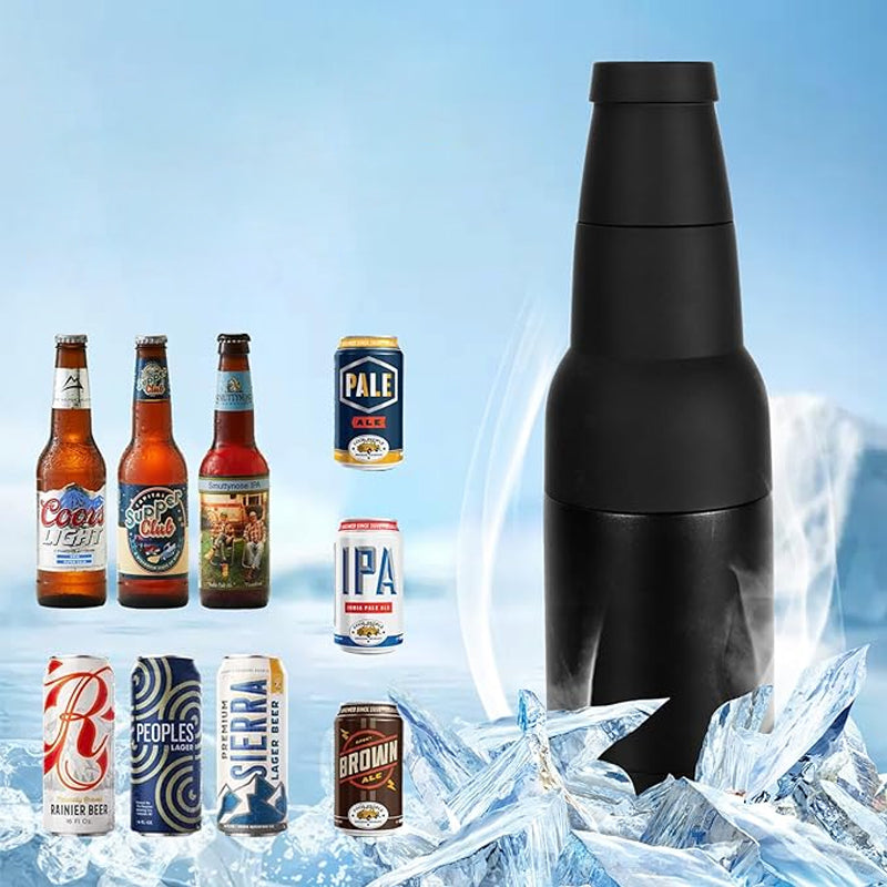 ChillNChug - Beer Bottle and Can Cooler with Beer Opener [Last Day Sale] 
