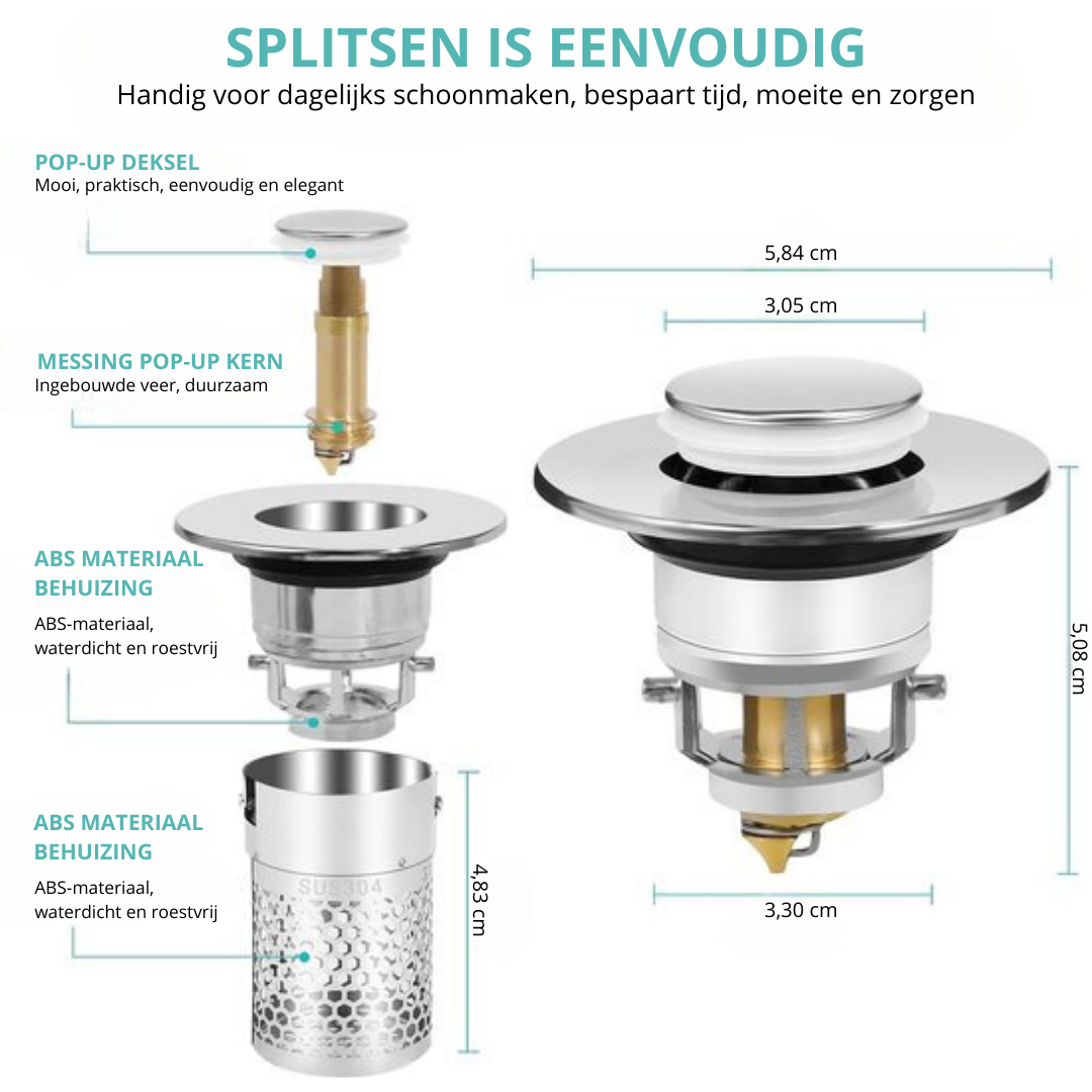 SinkDrain - Universal Drain Plug 2.0 [Last Day Sale]