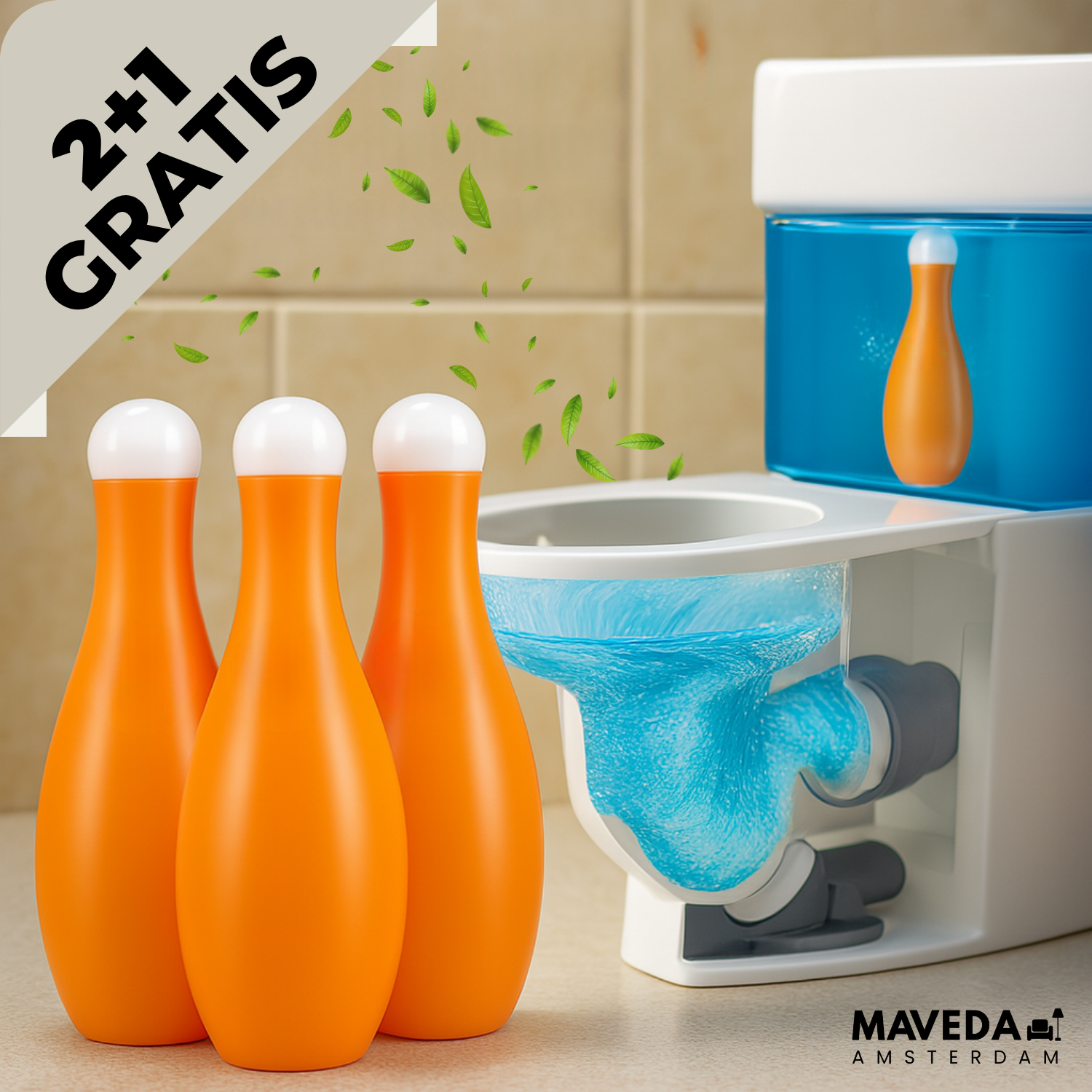 2+1 FREE | ToiletBright - Powerful cleaning with every flush!