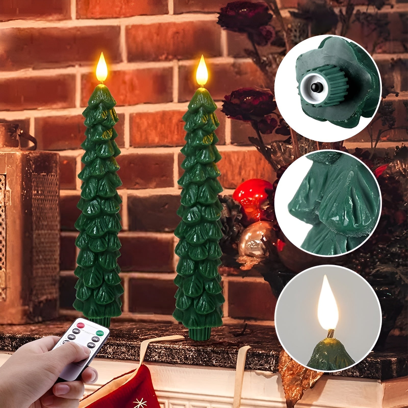 2+2 FREE | MerryLites - Christmas LED Candle Tree [Last day sale]