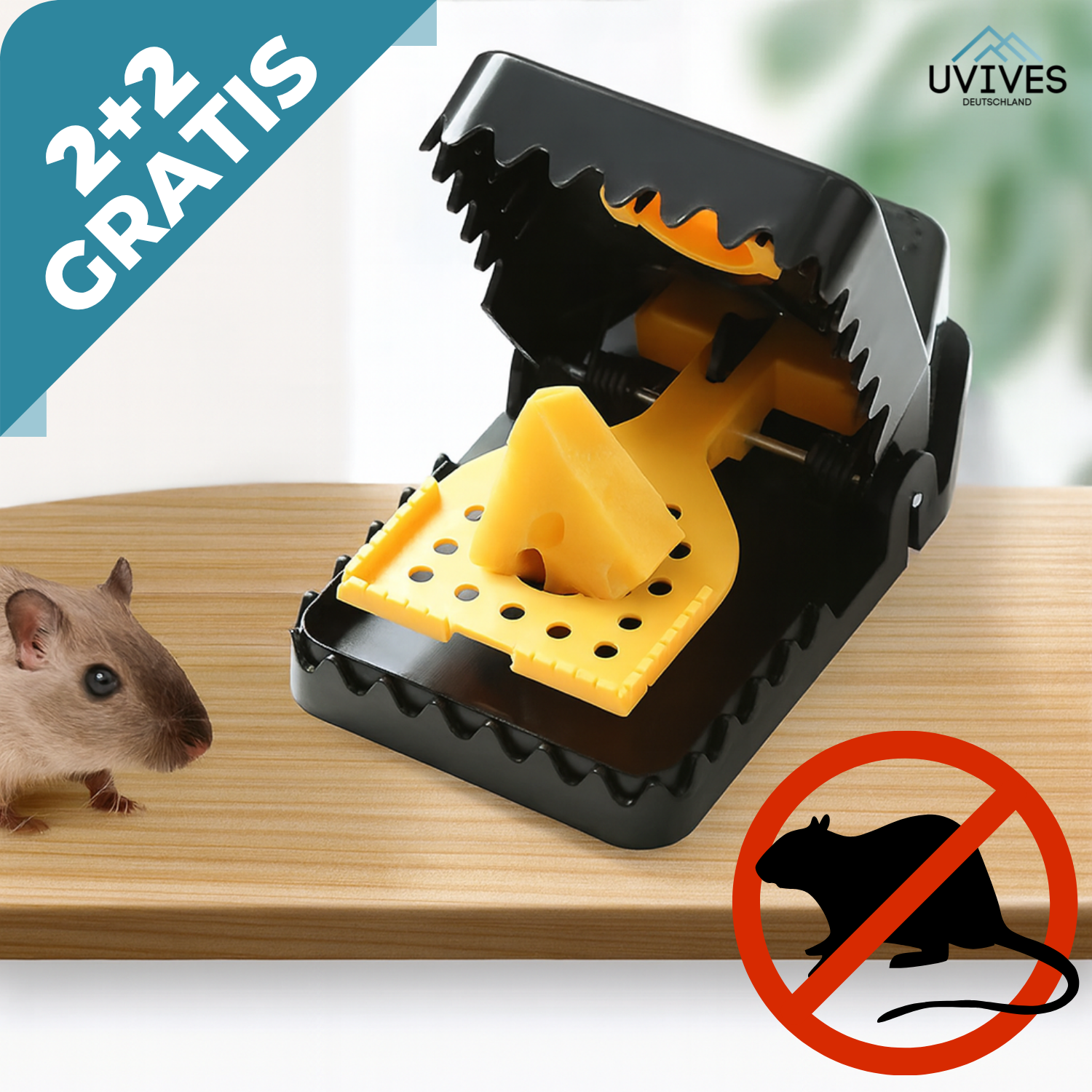 2+2 FREE | SnapGuard – Catches mice and rats in seconds and without poison!