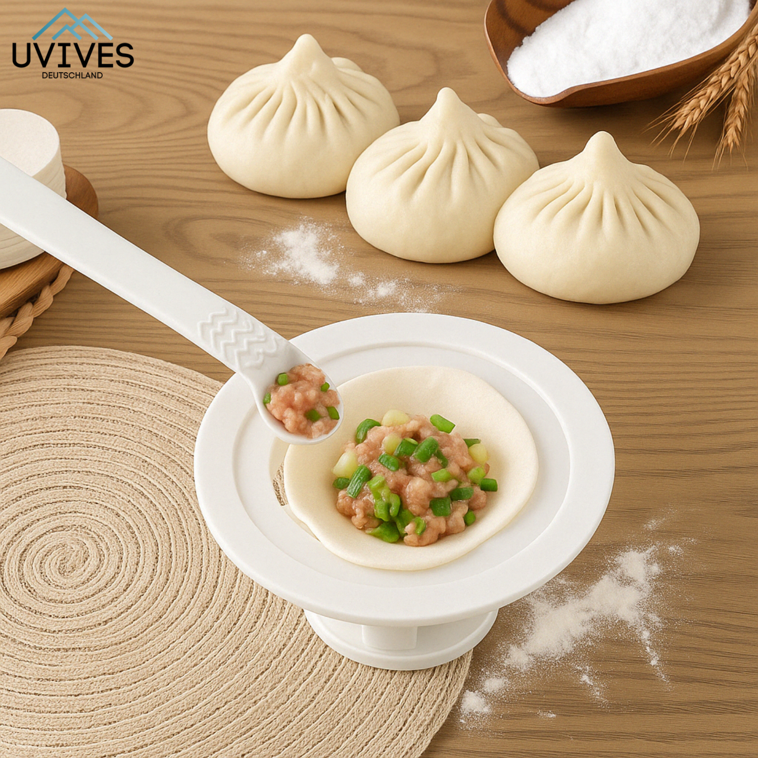 BunBud™ - Flower-shaped bun and dumpling machine