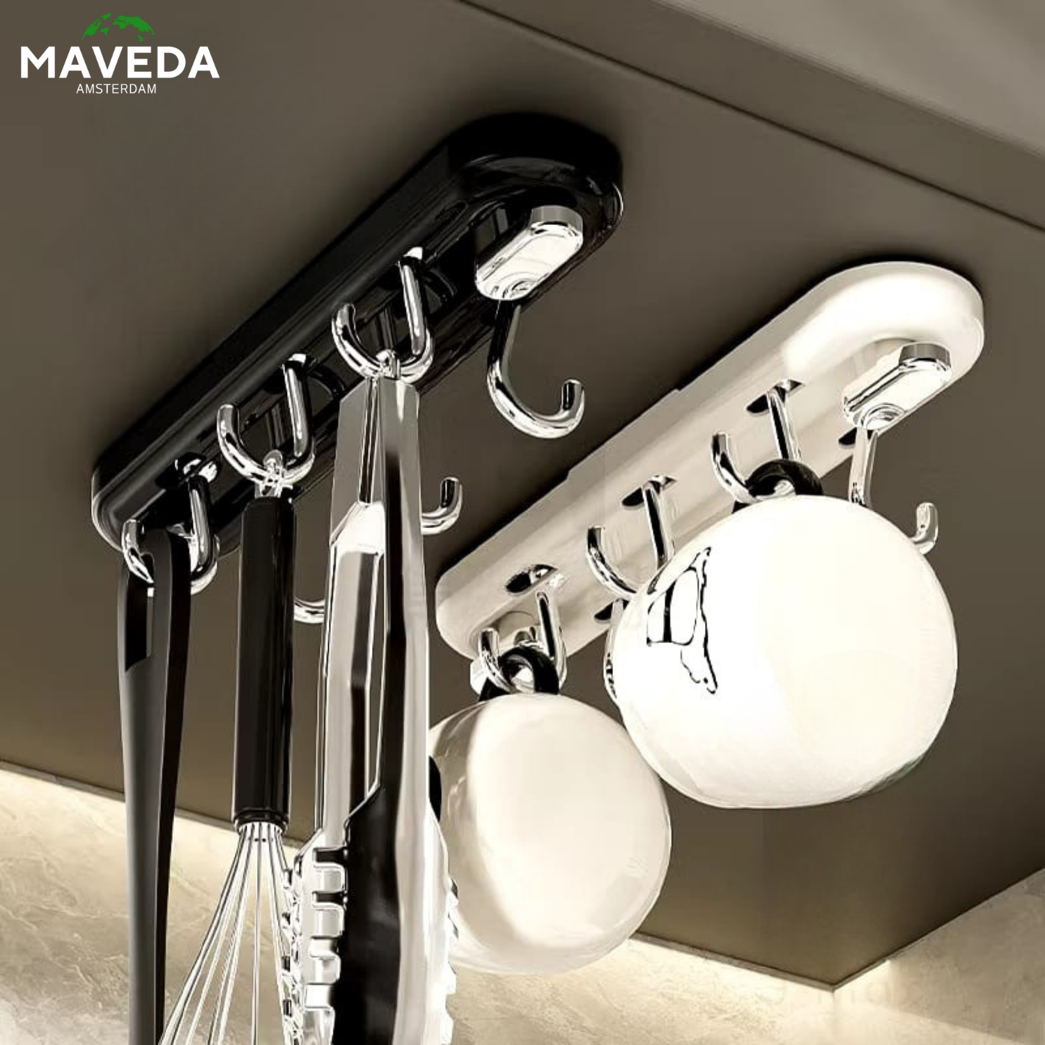SpinGrip™ - 360° rotating, drill-free kitchen suction hook