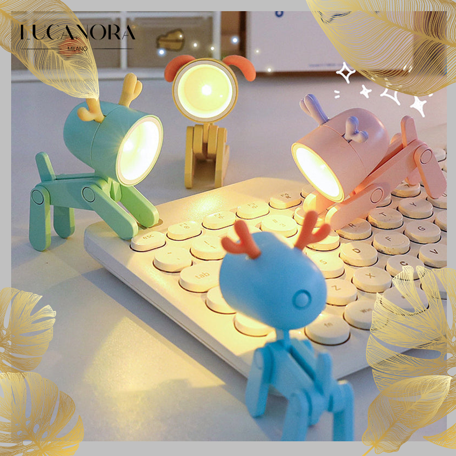 Sprookjesachtige dier LED-nachtlamp voor kinderkamerdecoratie