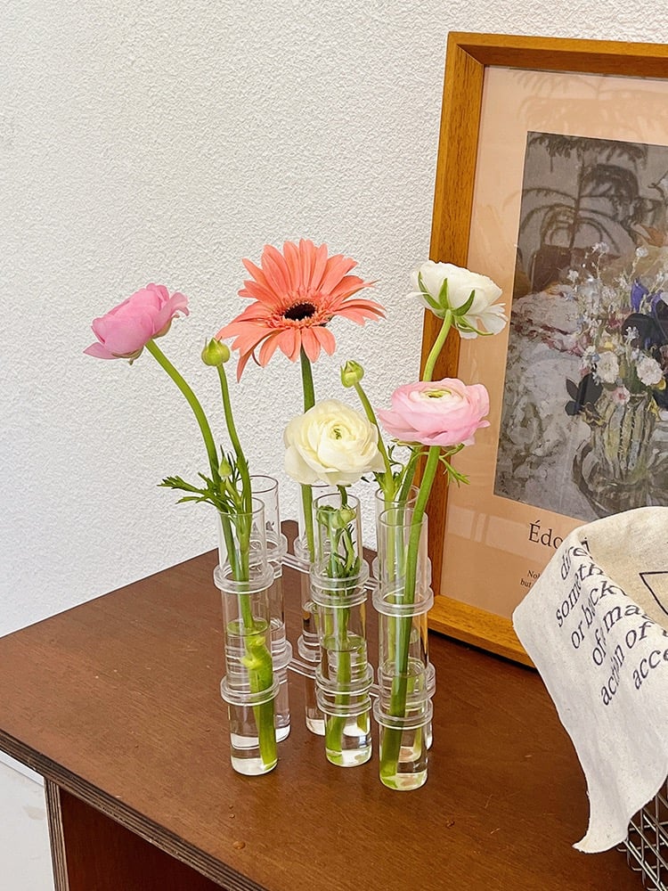 Elegante Scharnierende Keramische Bloemenvaas voor Interieurdecoratie