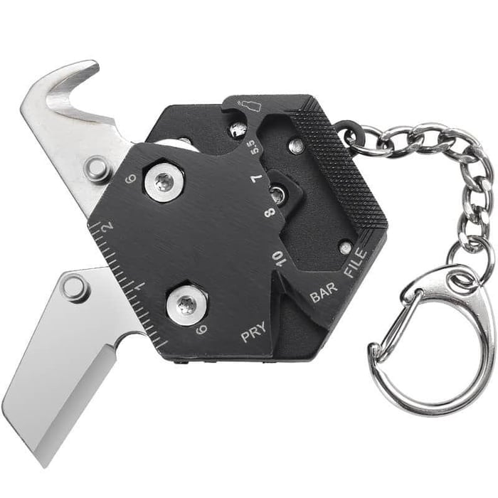 HexaWrench - Multifunctional hexagonal coin pliers for outdoor use
