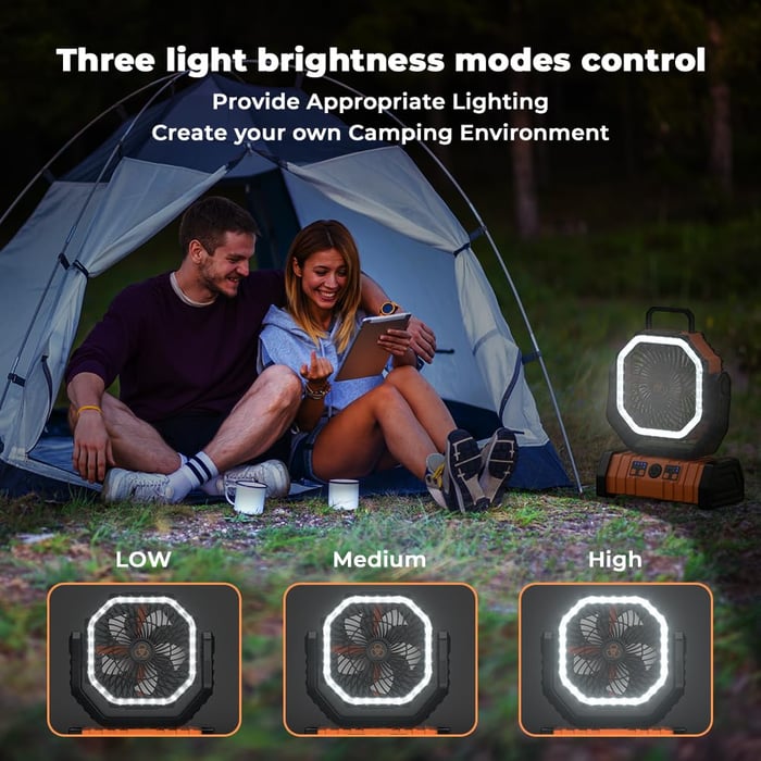 BreezeCamp – The perfect combination of fan and camping lamp