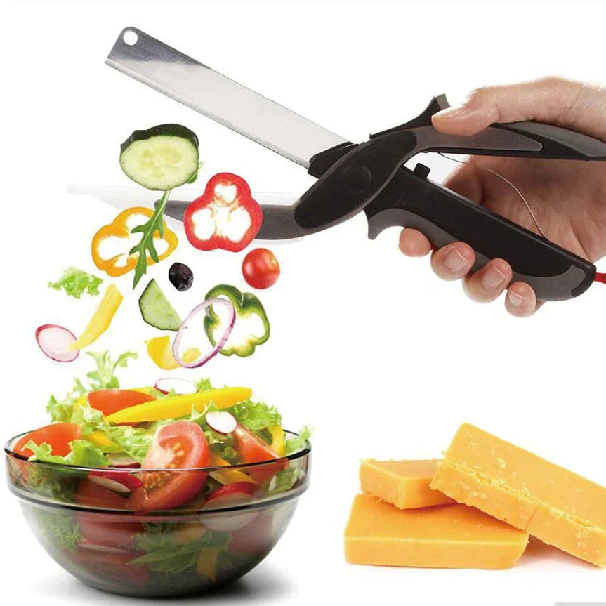 50% OFF | CleverCutter™ - 2-in-1 Stainless Steel Kitchen Scissors [Last Day Sale]