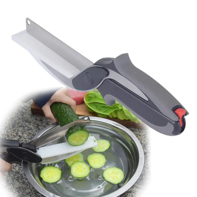 50% OFF | CleverCutter™ - 2-in-1 Stainless Steel Kitchen Scissors [Last Day Sale]