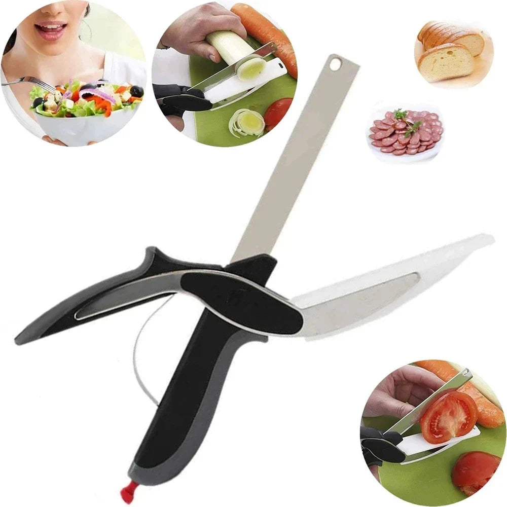 50% OFF | CleverCutter™ - 2-in-1 Stainless Steel Kitchen Scissors [Last Day Sale]