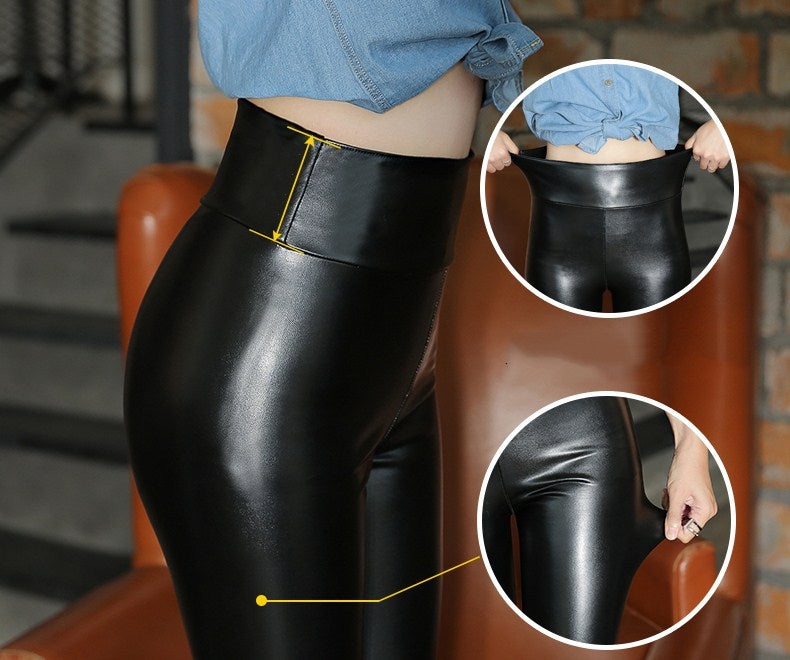 EthicaWarm™ - Vegan Leather Winter Leggings [Last Day Sale]