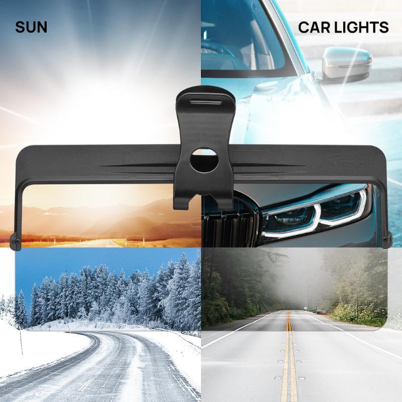 VisionShield - Car sun visor with polarized anti-glare protection