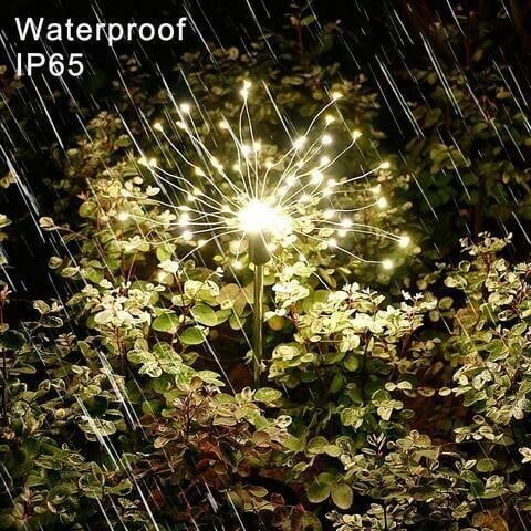 GlowBurst - solar-powered fireworks for your garden - completely without electricity