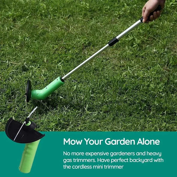 GrassPro - Cordless grass trimmer for precise edges