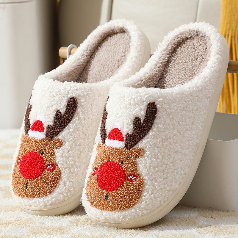 Warme pantoffels met zachte pluche voering voor de winter