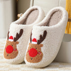 Pantoffels voor dames en heren | Zachte pluche voering | Antislipzool | Winter voor thuis