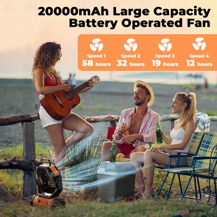 BreezeCamp – The perfect combination of fan and camping lamp