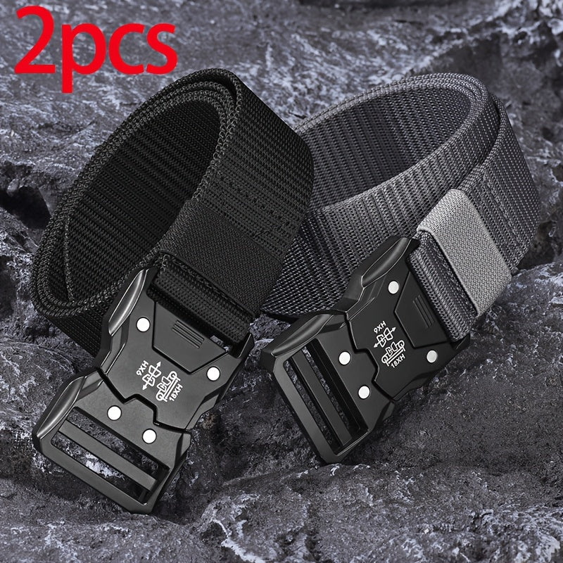 Duurzame Unisex Tactische Nylon Riem voor Buiten- en Dagelijks Gebruik