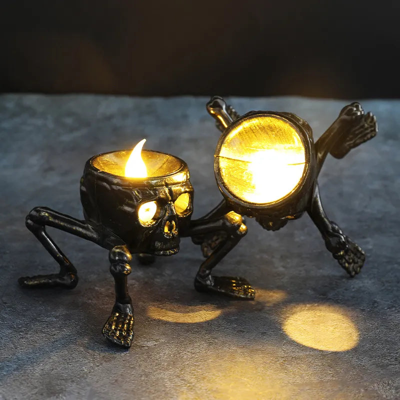 Buy 2 for 1 FREE | GhostFlare - Halloween Hand &amp; Skull Candle Holder [Last-day sale]