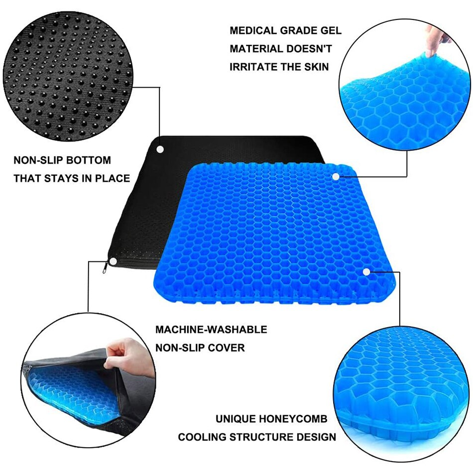 Gelsitz™ Ergonomisch Comfort Zitkussen voor Ondersteuning de Hele Dag