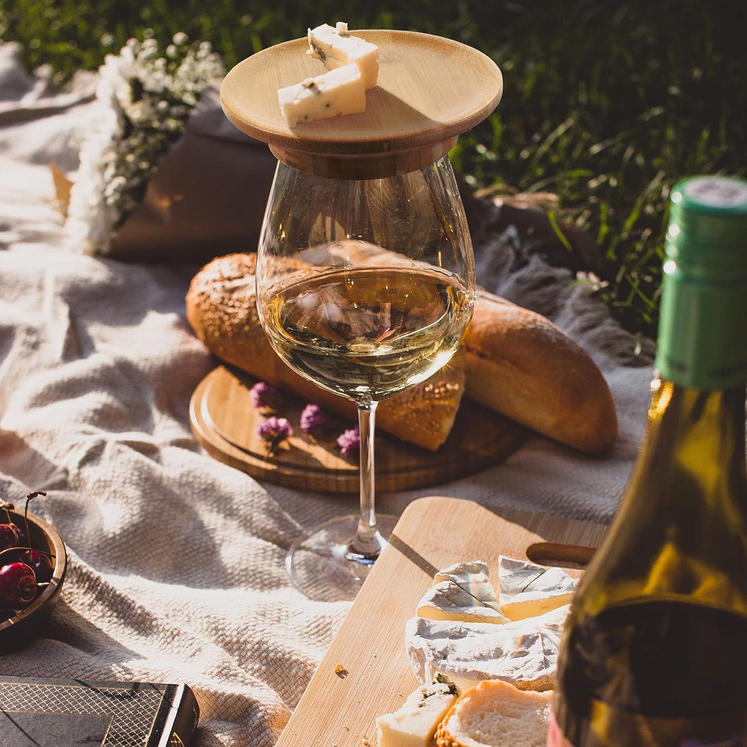 Buy 1+1 FREE | WineTop™ - Charcuterie topper for wine glasses [last day of sale]