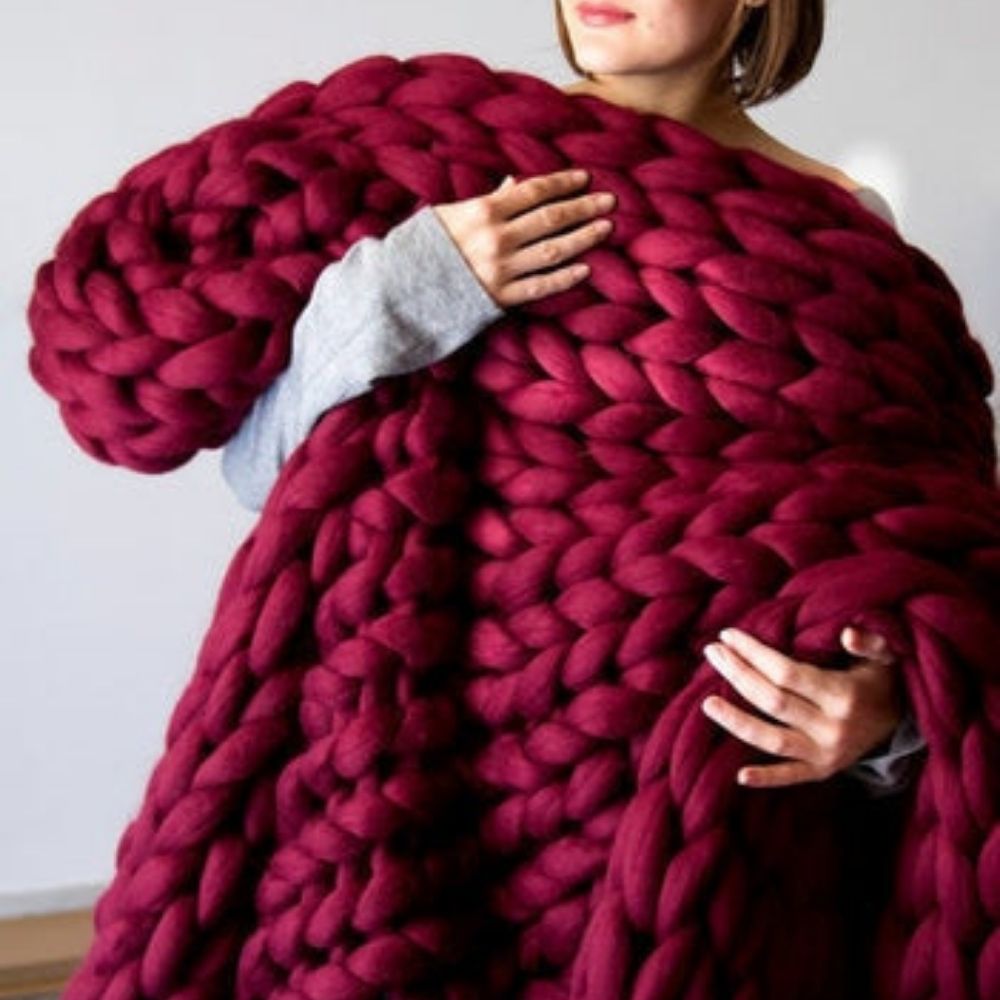 50% OFF | StrickDecke™ - Knit your own (winter) blanket! [Last day of sale] 