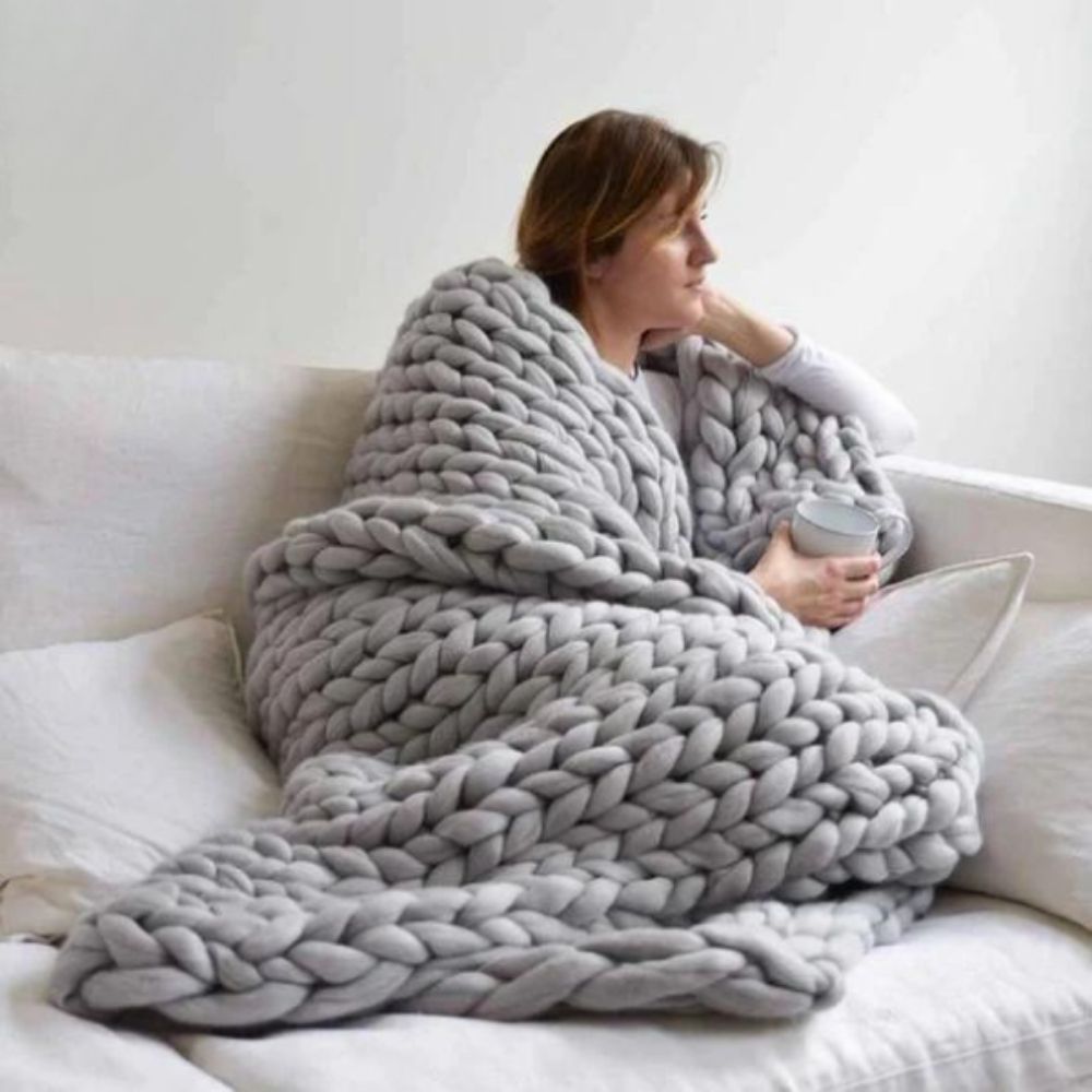 50% OFF | StrickDecke™ - Knit your own (winter) blanket! [Last day of sale] 