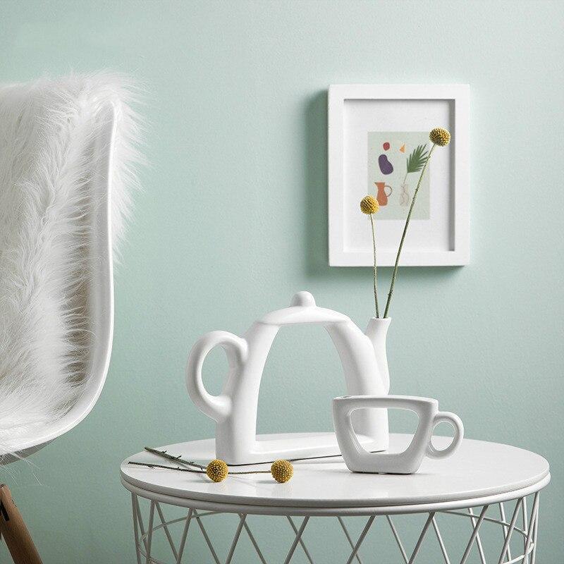 Elegante keramische Lola vazen voor moderne huisdecoratie