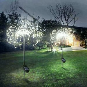 GlowBurst - solar-powered fireworks for your garden - completely without electricity