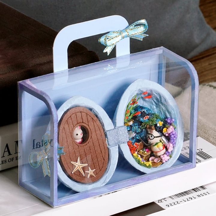 50% OFF | BirchBloom - Handmade Walnut Shell Dollhouse [Last Day Sale]