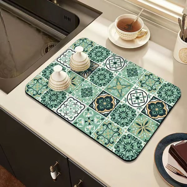Sneldrogende waterafvoermat voor keuken en badkamer