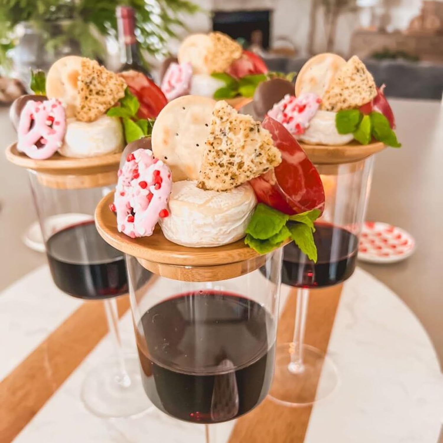 Buy 1+1 FREE | WineTop™ - Charcuterie topper for wine glasses [last day of sale]