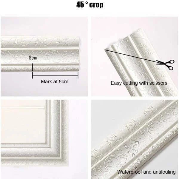 2+2 FREE | EcoBorder - 3D wall border with environmental protection